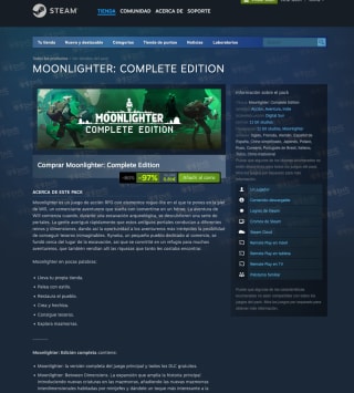 Juego Moonlighter: Complete Edition Steam por 0,81€