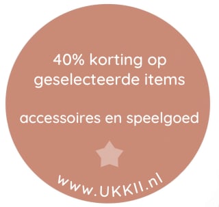 40% korting op accessoires en speelgoed