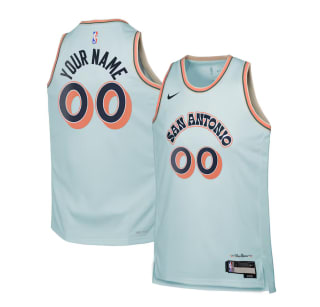 Camiseta Nike City Edition Swingman de los San Antonio Spurs 2024 Personalizada Jóvenes por 44€