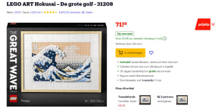 LEGO Art - The Great Wave off Kanagawa voor €71,99 bij Bol.com