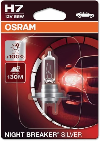 OSRAM 64210NBS-01B Night Breaker Silver H7 auto-koplamp voor €6,99 bij Amazon