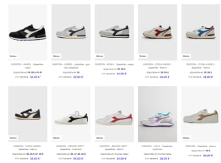 Calzado Pepe Jeans y Diadora desde solo 11,50€