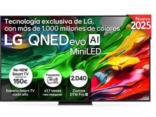 TV QNED 75" LG 75QNED87A6B, UHD 4K, Procesador Inteligente α8 AI Processor 4K Gen2 por 1.499€