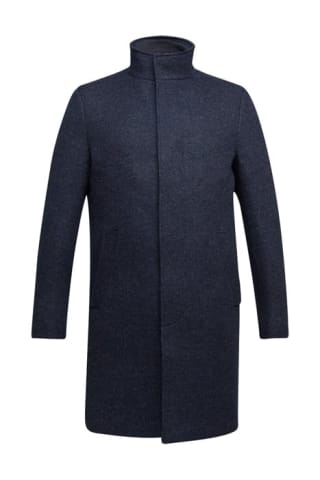 Esprit wolmix donkerblauwe heren jas voor €29,99 dmv code bij Otrium