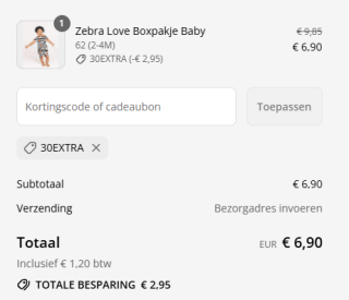 30% + 30% extra korting op kleding sale bij SURK