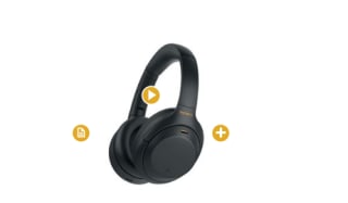 Casque audio à réduction de bruit Bluetooth Sony WH1000XM4 Noir à 229€
