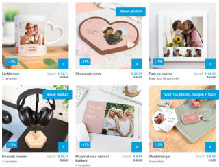 15% korting op fotocadeaus bij Smartphoto