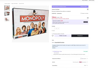 Monopoly The Big Bang Theory Edición en Castellano 1º por 14,81€