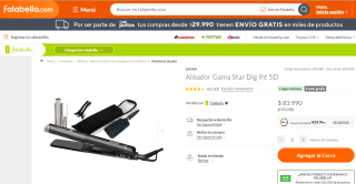 Alisador de pelo Gama Starlight 5D Titanio por $83.990