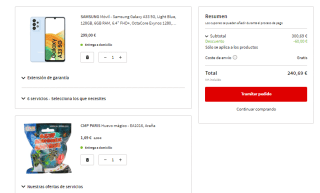 Móvil Samsung Galaxy A33 5G de 6GB/128GB + Regalo Galaxy Buds 2 por 240,69€