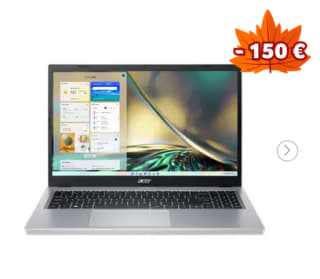 Portátil Acer Aspire 3 por solo 466,50€
