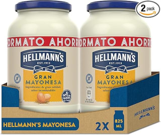 Pack 2 Hellmann's Gran Mayonesa Tarro 825ml por 5,97€