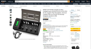 Cargador Bonai LCD de pilas inteligente por 15,51€