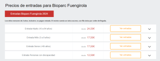 Buena oferta entradas Bioparc desde solo 17,50€