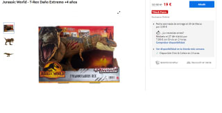 Jurassic World- Tyrannosaurus rex Daño Extremo por 19€