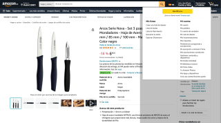 Arcos Serie Nova 3 Cuchillos Mondadores por 6,90€