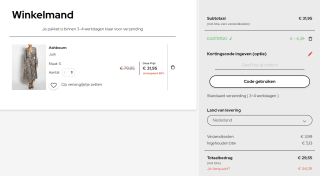 20% korting bij Dress for less