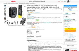 Sistema de micrófono inalámbrico Blink 500 Pro a tan solo 187,50€
