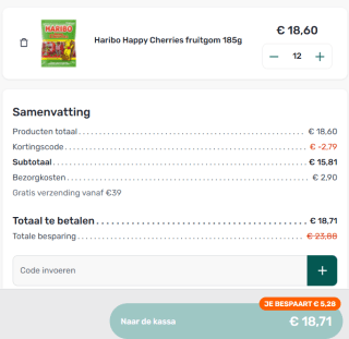 Foodello kortingscode voor 15% korting op alle snoep & snacks