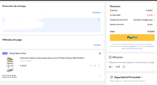 Estantería Metálica Galvanizada Nyana Home 875kg 5 Baldas 180x90x40cm Por 23,71€