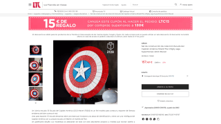 Set LEGO Escudo del Capitán América por 142,49€