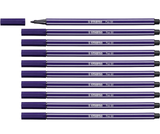 Rotulador stabilo Pen 68 Pack de 10 por 5,25€.