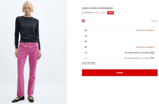 Jeans rectos estampados para Mujer por 7.99€