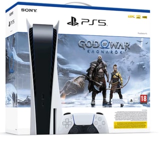 Playstation 5 + God of War Ragnarok voor €619,99 in de PlayStation Store