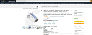 Câmera com Visão Noturna da Coibeu - R$ 279,99