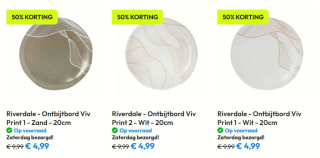 Diverse Riverdale producten tot 70% korting bij Timco voordeelmarkt