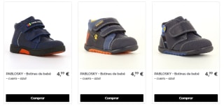Calzado Pablosky niños por tan solo 3,50€ en Privalia