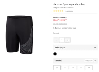 Jammer Speedo para Hombre por $265 en Liverpool