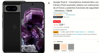 Google Pixel 8 128GB Zwart voor €679 bij Amazon