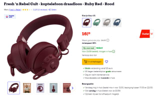 Fresh 'n Rebel Cult draadloze hoofdtelefoon (Misty Mint) voor €15,39 bij Bol