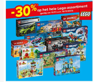 -30% op alle Lego bij Carrefour Hyper