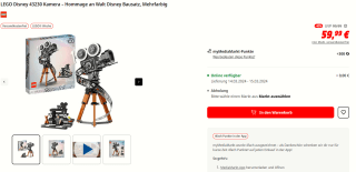 LEGO Disney Walt Disney Eerbetoon voor €59,99 bij de Mediamarkt in Duitsland