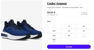 Zapatillas Under Armour PHANTOM 4 por 56€