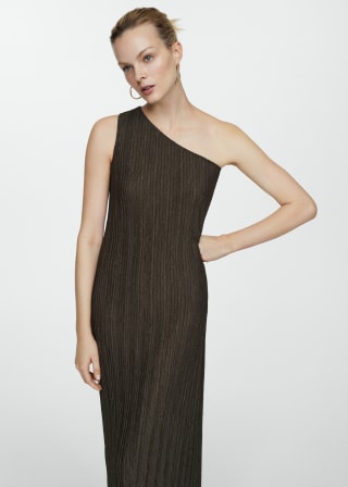 Vestido de punto asimétrico para Mujer por 19.9€