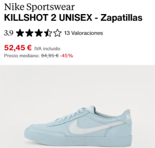 Zapatillas Casual Nike Killshot 2 por 44.58€