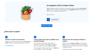 Nuevo cupón 10€ descuento para tus compras en Supermercado Carrefour