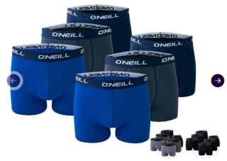 6x O'Neill Boxershort voor €22,95 bij iBOOD