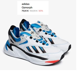Zapatillas adidas Ozmorph por 63.75€