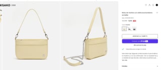 Bolso de hombro con doble asa bandolera extraíble Iana por 7,50€