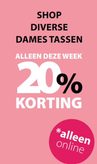 20% korting op diverse damestassen bij Terstal