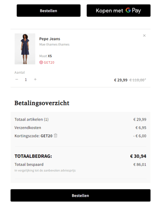 20% korting bij Otrium