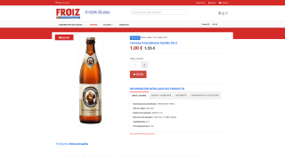 Cerveza Franziskaner botella 50 cl por 1€