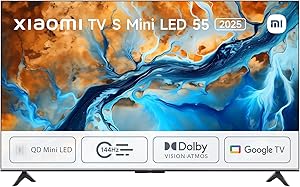 TV Mini LED 55" Xiaomi TV S Mini LED 55 2025, UHD 4K por 495,04€