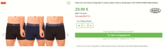 9-Pack Von Dutch boxershorts voor €29,99 bij Outlet46