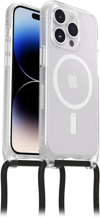 OtterBox React Necklace iPhone 14 Pro Hoesje met Koord Transparant voor €12,79 bij Amazon