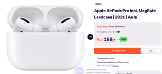 Apple AirPods Pro met Magsafe-hoesje voor €159 bij Ibood